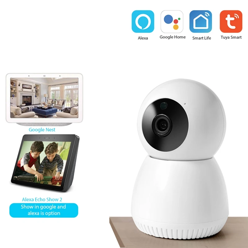 Hot 3C-Wifi Ip Camera Smart Wireless Security 1080P 2MP Tuya Life App Two Way Audio Motion Detector Night Vision EU | Электроника