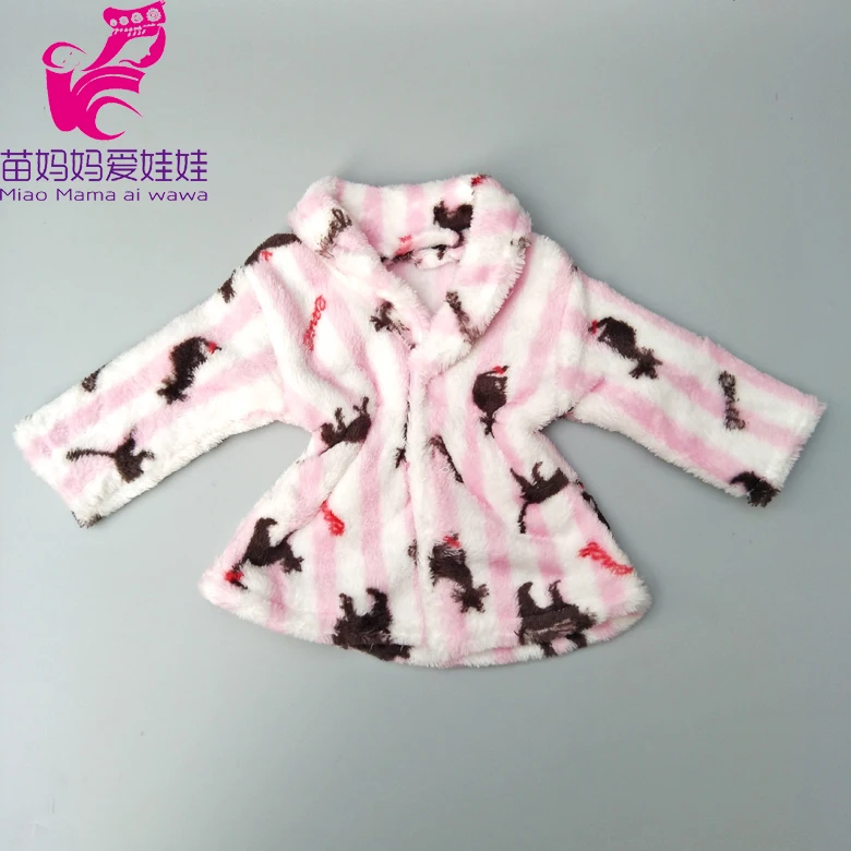 Зимний халат для куклы 40 см 18 дюймов кукла девочек зимняя одежда аксессуары кукол