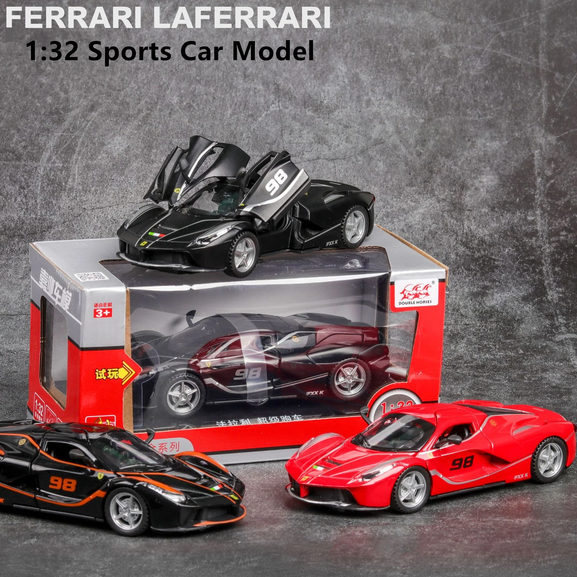 Суперспортивный автомобиль Ferrari FXX K 1:32 Детская Игрушечная модель автомобиля из