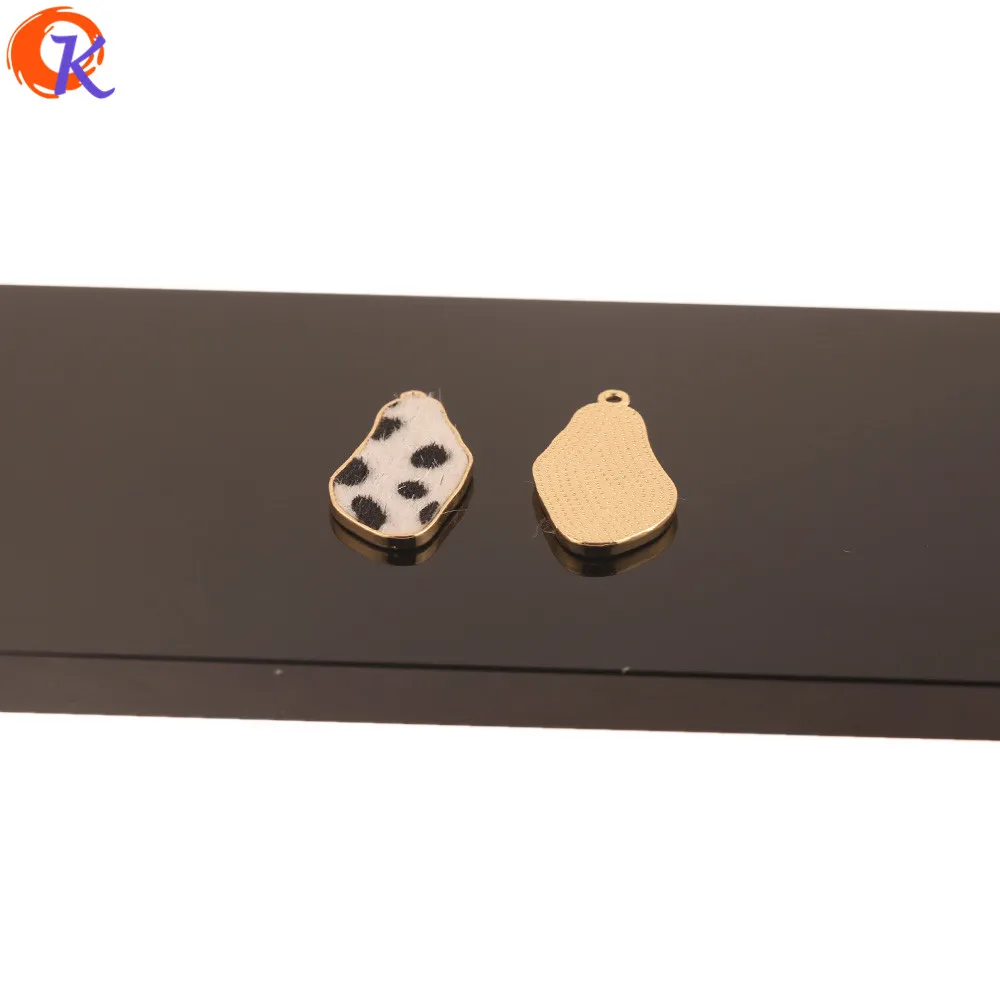 

Cordial Design 50Pcs 16*33MM Jewelry Accessories/DIY Pendant/Leopard Print Effect/Hand Made/Drop Shape/Charms/Earring Findings