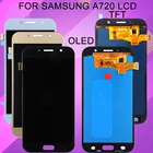 1 шт. протестированный ЖК-дисплей A720 диагональю 5,7 дюйма для Samsung Galaxy A7 2017 дигитайзер сенсорного экрана A720F в сборе с инструментами