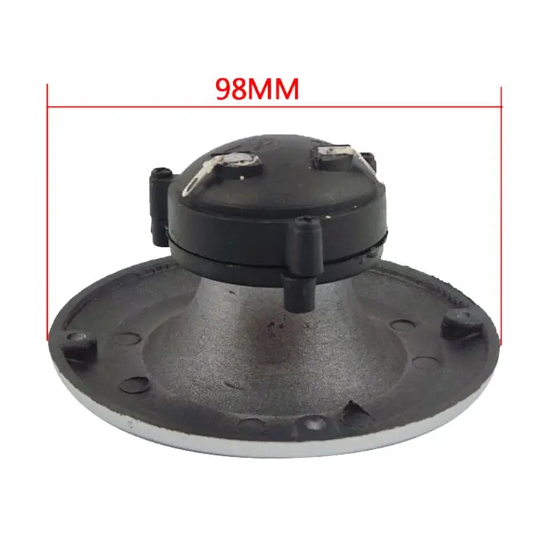 

2021 New 2PCS 4" Round Piezoelectric Tweeters Ceramic Piezo Horn Speaker Treble Home Stage Loudspeaker Without Light
