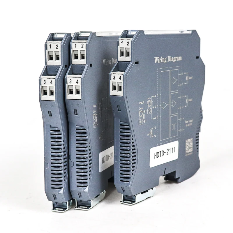 

1 in 2 out temperature isolator temperature analog signal isolator temperature converter 4 20ma pt100