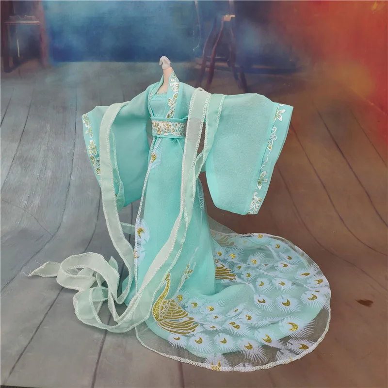 Allaosify 1/6 костюм в китайском стиле Одежда BJD купить одежду BJD и дать$6 парик гарантия качества