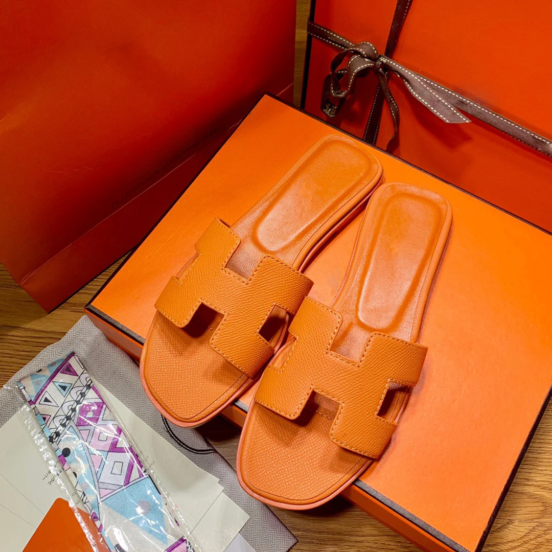 

2021DesignWomen'sOutdoorWomen'sFashionSlippersVersatileCasualBeach Shoes H-sandals Plus Size 42 Flat with Slides woman shoes