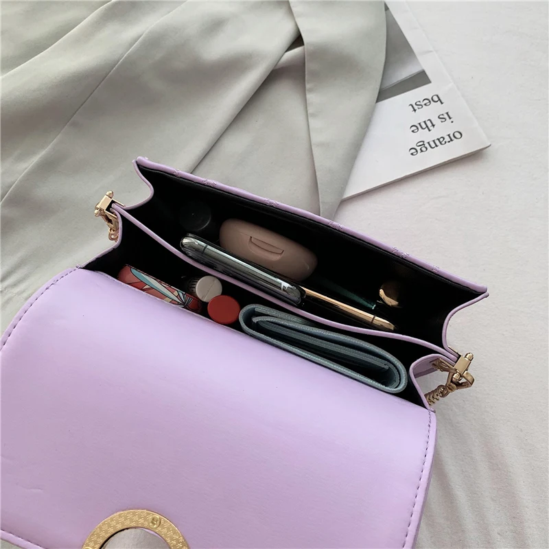 

Women Chain Shoulder Bags 2020 New Rhombus Crossbody Messenger Bag Female High Quality PU Handbags Ladies Totes Party Purse Hot