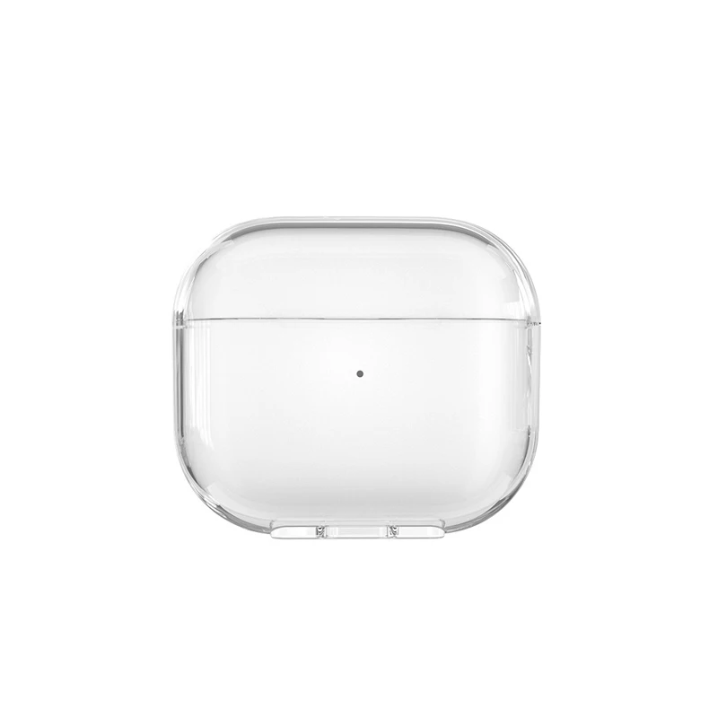 Мягкий защитный чехол из ТПУ для AirPods 3 прозрачный Air Pods чехлы беспроводных