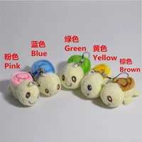 1pcs plush toy turtle kawaii cute little doll pendant cartoon animal stuffed toy wedding birthday gift for girl 4cm