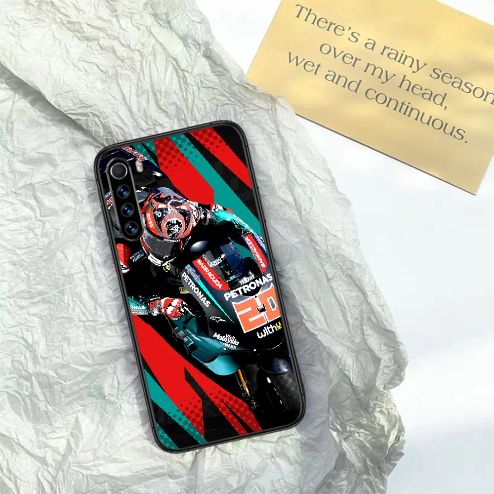 

Fabio Quartararo 20 Phone Case For XIAOMI Redmi Note 5 7 8 T 9 6A 7A 8A 9S K 20 30 Pro black Coque Painting Cell Fashion Shell