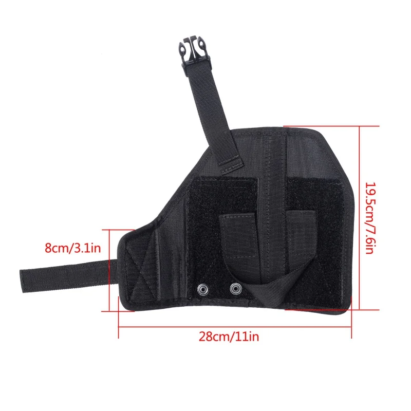 

NEW 1000D Nylon Tactical Molle Holster Belt Pistol Holster For Universal Hand Revolver 1911 17 92 96 AirSoft Pouch