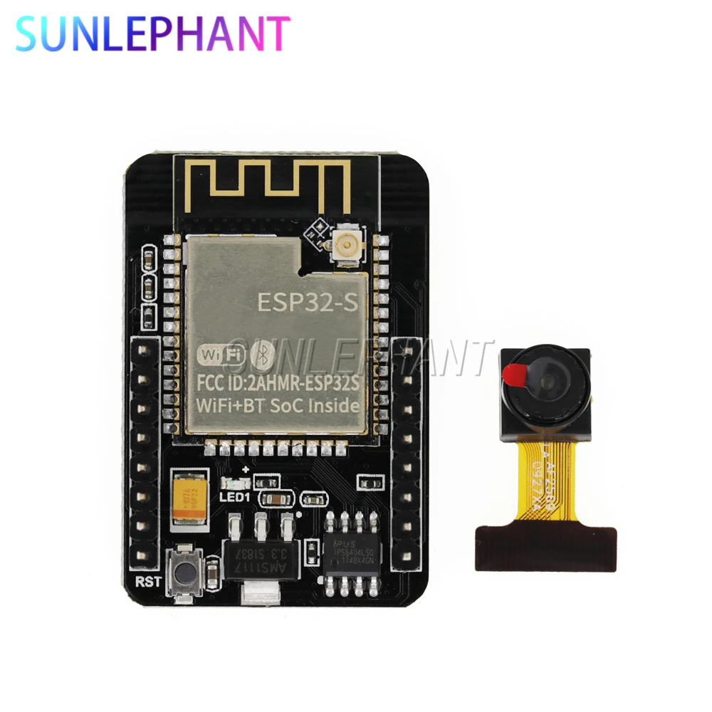 

5PCS/LOT ESP32-CAM ESP-32S WiFi Module ESP32 Serial To WiFi ESP32 CAM Development Board 5V Bluetooth With OV2640 Camera Module