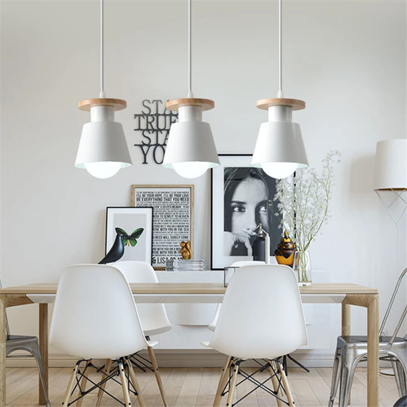 

Nordic LED Pedant Light Modern Hanging Ceiling Lamp Chandelier for Home Indoor Kitchen Dinning Living Room Restaurant Cafe Store