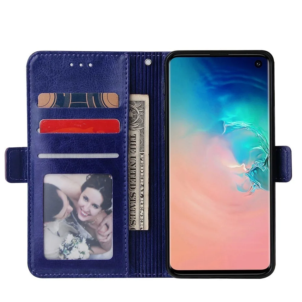 Чехол-кошелек на молнии для Samsung Galaxy A30 A40 A50 A70 A10S A20S A6 A8 A9 A7 2018 A3 A5 2017 Кожаные чехлы с