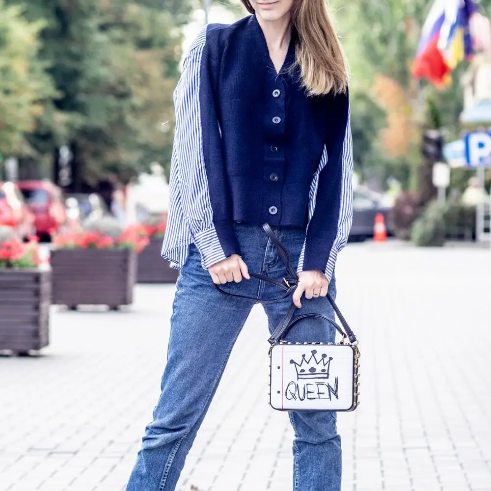 Женская сумка через плечо Boutique De FGG модная с функцией все что мне нужно это любовь