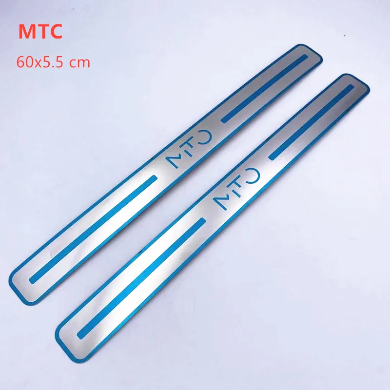 

2 Pieces Suitable for Alfa Romeo Mito Stainless Steel Scuff Plate Door Sill Cover Trim Car Styling Accessories sticker styling