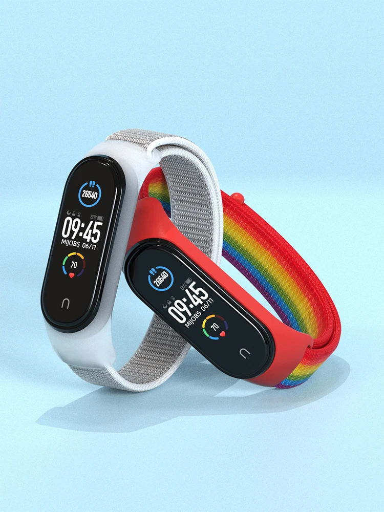 Нейлоновый ремешок Forwelleny для браслета Xiaomi Mi Band 6 5 4 3 NFC | Электроника