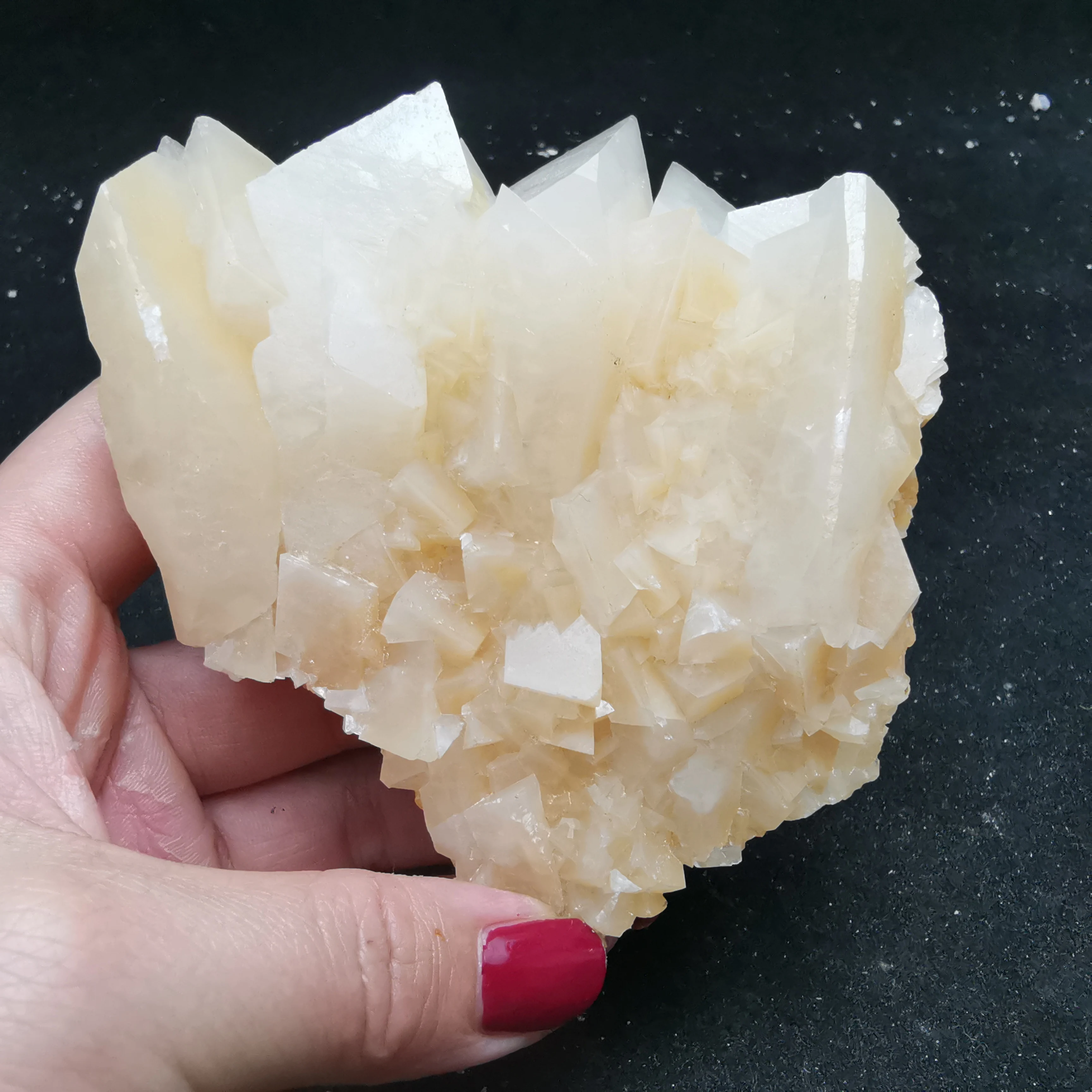 

300.9gRare natural calcite crystal mineral specimen aura healing energy quartz raw stone teaching home decoration collection