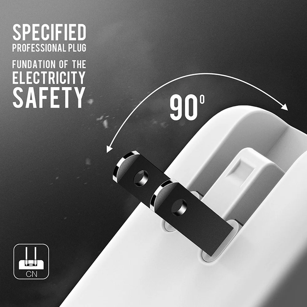 Зарядное устройство Besegad с двумя USB портами многофункциональный дорожный