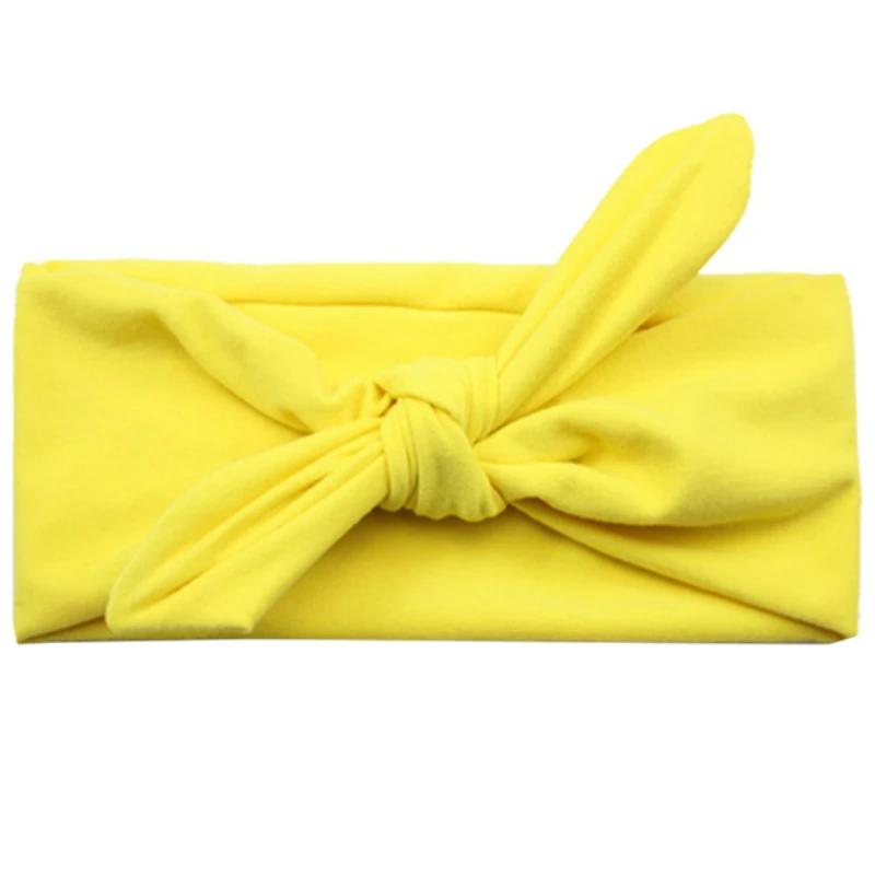 Brand New Newborn Toddler Baby Girls Head Wrap Rabbit Big Bow Knot Turban Cotton Headband Hair Accessories Gifts for 0-3Y | Детская