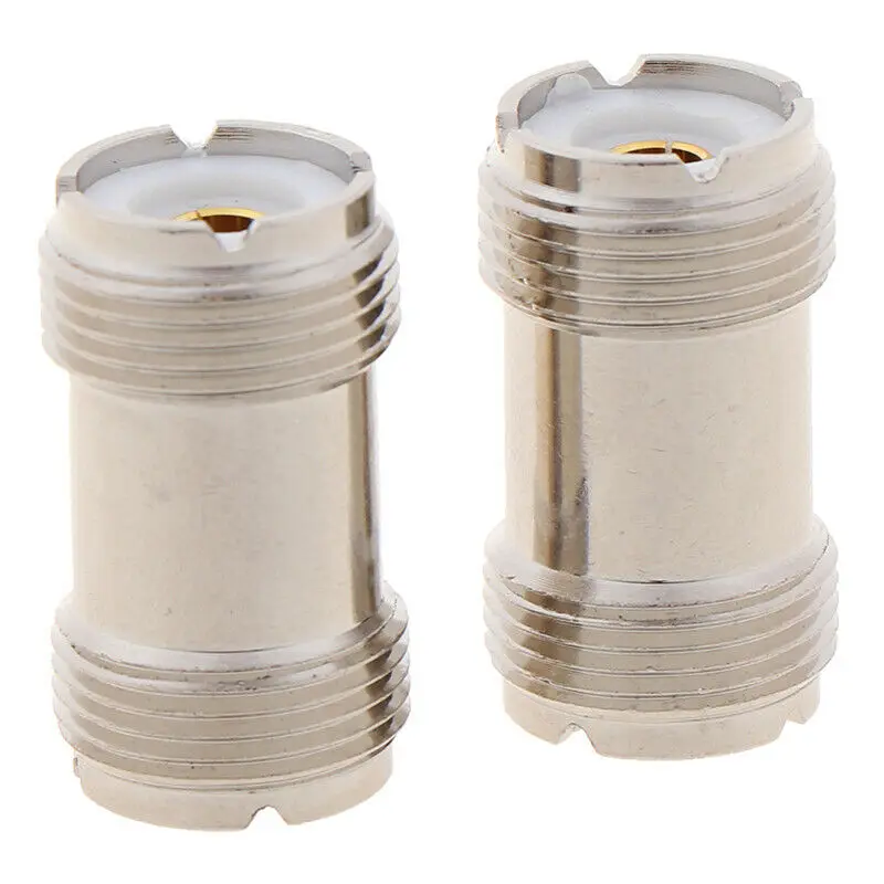 SO 239 PL259 UHF гнездо к гнезду RF Coax Кабельный адаптер разъем SO239 коаксиальный 1