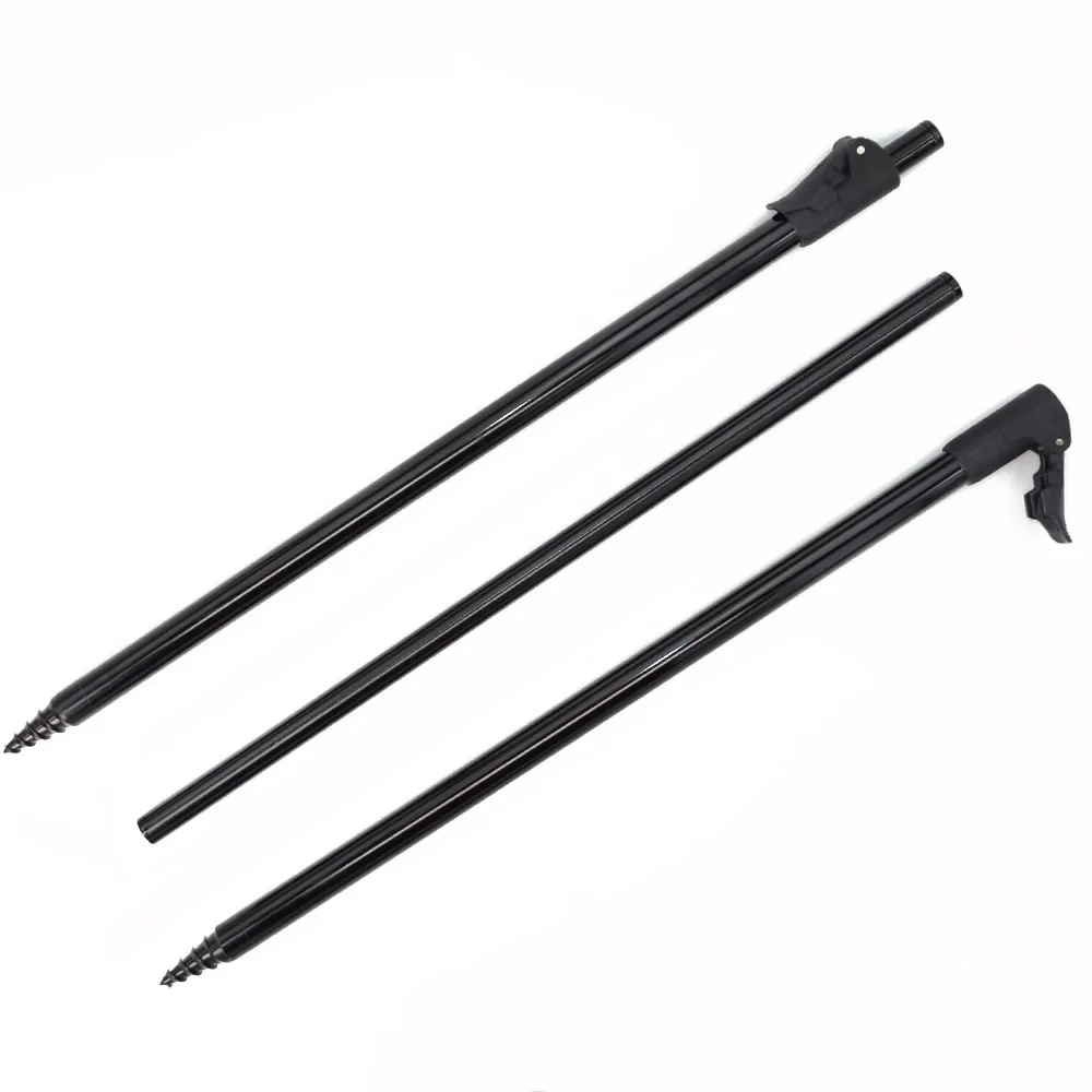 2 x Carp Fishing Bank Sticks 45-80cm Rod Support Telescopic Banksticks | Спорт и развлечения