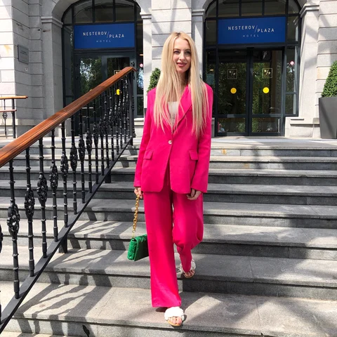 Женский костюм XEASY, красный, полиэстер