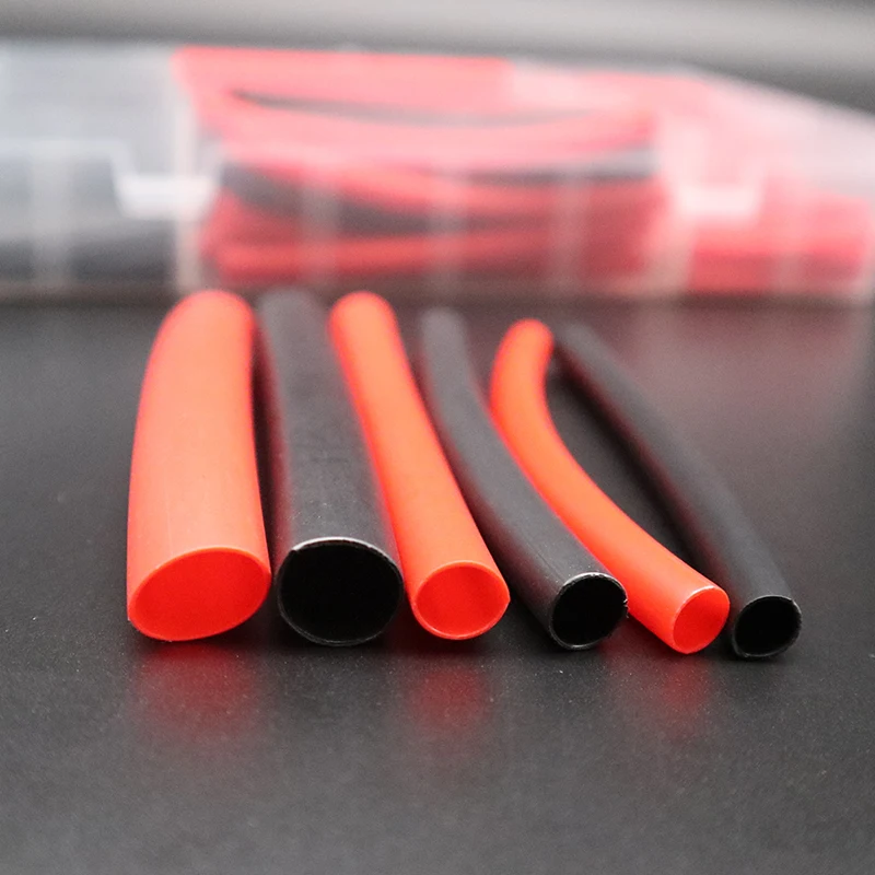270 шт. 3:1 две стеновые термальные термоусадочные трубки с клеем ассорти кабельные