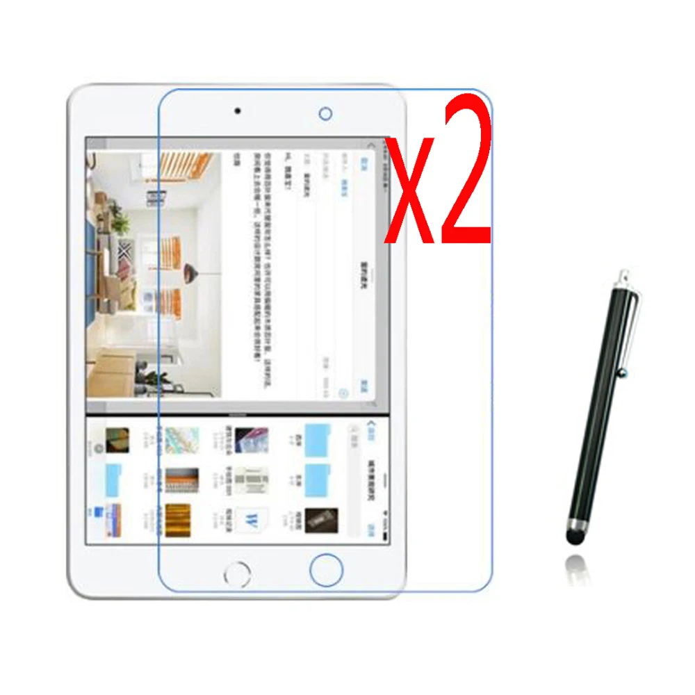 

2 мягкие ультрапрозрачные Защитные пленки для экрана + 1 Стилус для Apple iPad 2 3 4 Air 9,7 10,5 Pro 10,2 2019 2020 Mini 1 2 3 4 5
