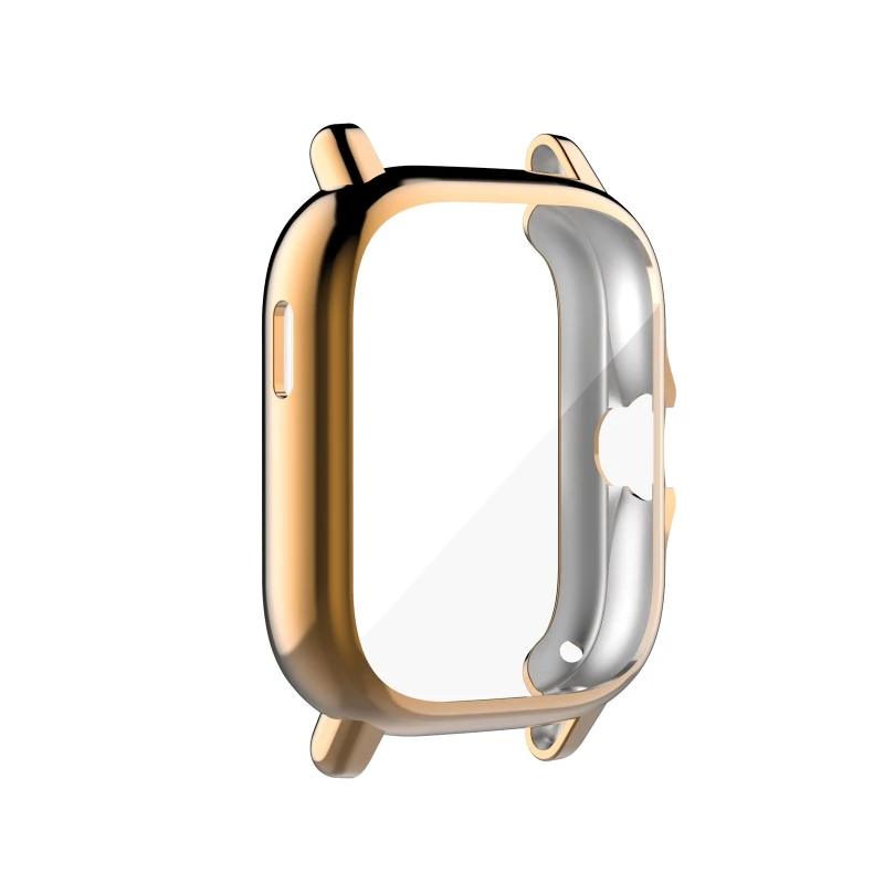Full Coverage Protective Cover Plating TPU Case For Huami Amazfit GTS2 Smartwatch Protector Frame Shell