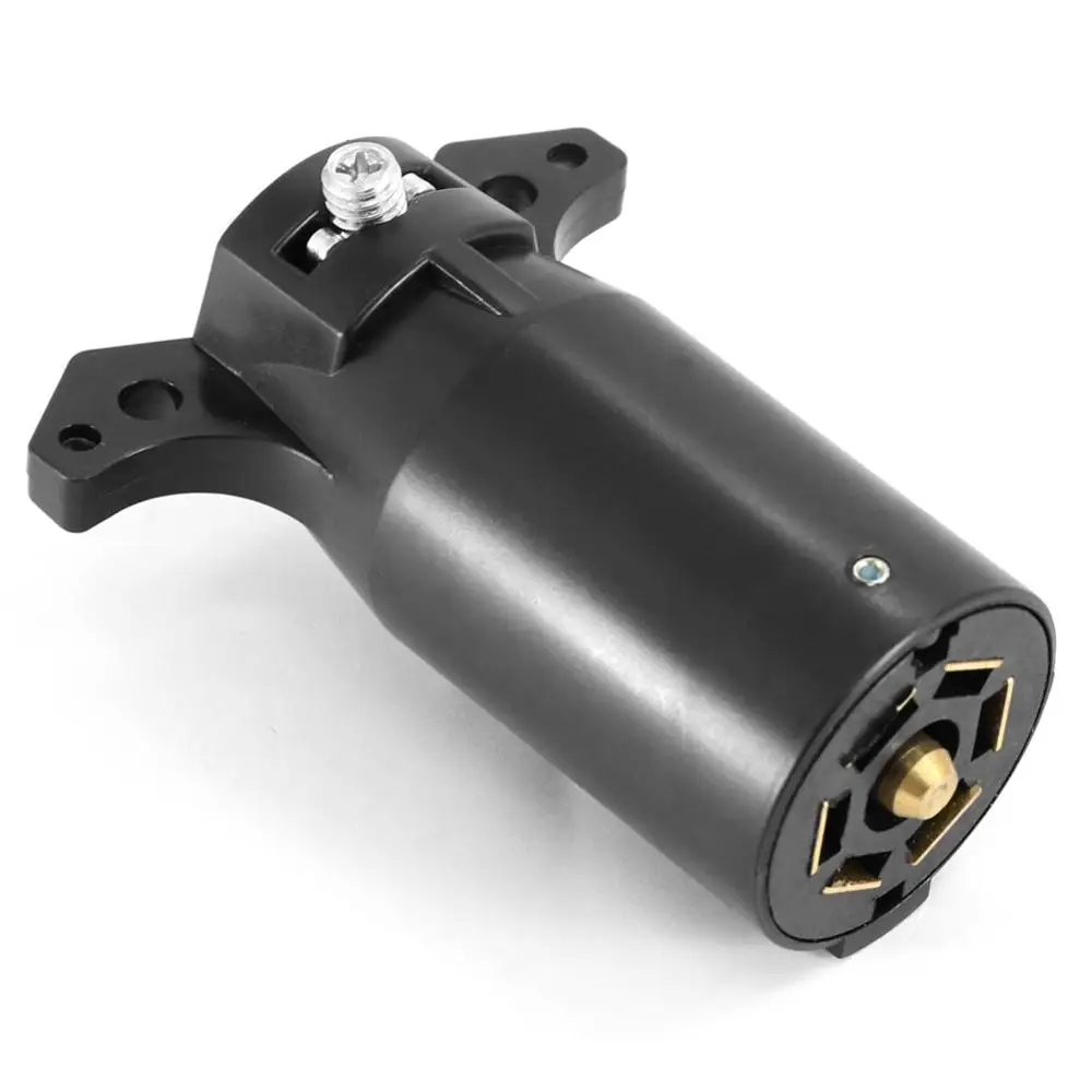 Распродажа 7-отверстие вилка прицепа лезвие круговой разъем RV Запчасти 12V фаркоп