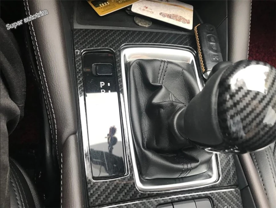 Lapetus Средний центр управления переключения передач панель накладка для Mazda 3 AXELA седан хэтчбек ABS аксессуары интерьер