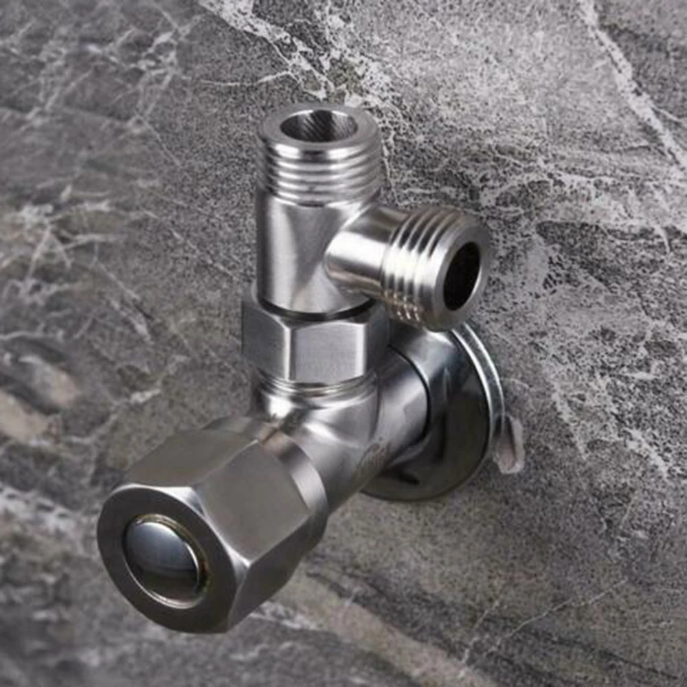 

Bathroom Switch Faucet Adapter Copper T-Adapter G1/2" Kitchen Sink Splitter Diverter Valve Water Tap Connector For Toilet Shower