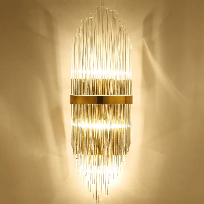 Современная хрустальная настенная лампа хромированная настсветильник ная для