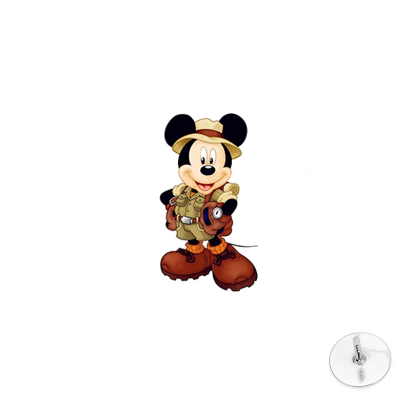 Детские акриловые булавки на лацкан с изображением Минни и Микки из мультфильма |