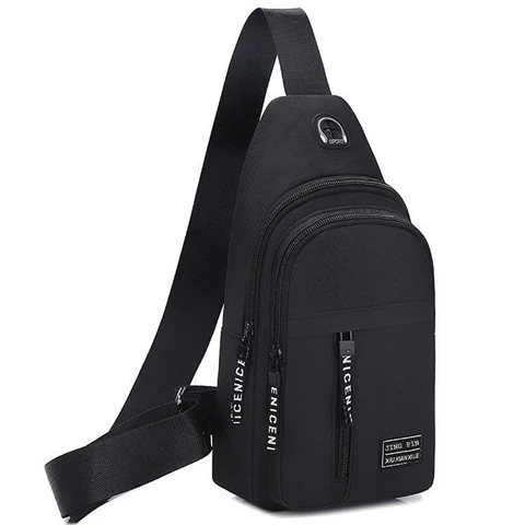Нейлоновая нагрудная сумка для мужчин, модная спортивная дорожная сумочка-слинг через плечо, Многофункциональный мессенджер, 1 шт.