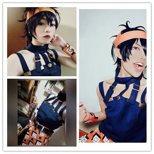 

JoJo's Bizarre Adventure Game Anime Cartoon Cos Ghirga Narancia Halloween Cosplay Man Woman Party Cosplay Costume Free Shipping