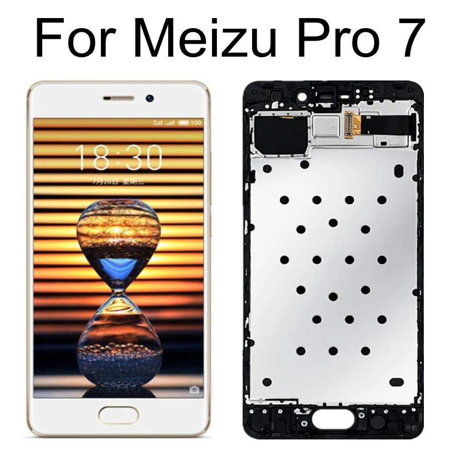 ЖК-дисплей 5 2 &quotдля Meizu Pro7 Pro 7 TFT сенсорный экран с дигитайзером в сборе M792M M792H