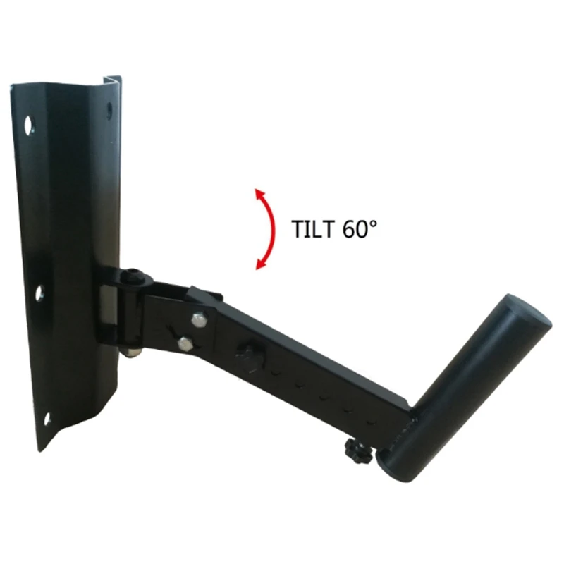 

60degree Angle, Tilt, Rotation Adjustment Mount Speaker Bracket Distance, From Wall 33-43cm