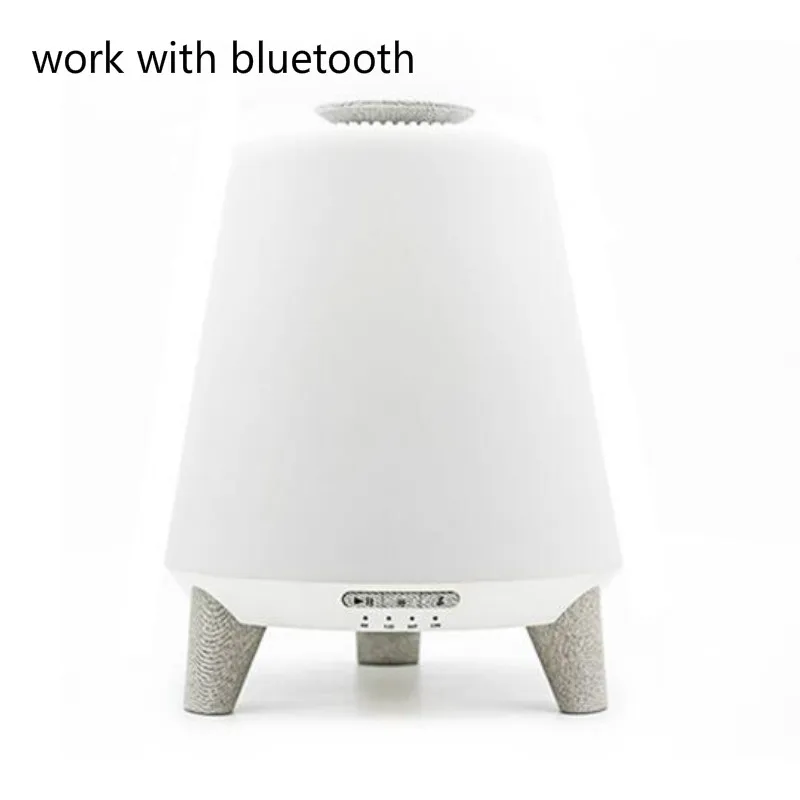GRTCO увлажнитель воздуха масло Арома диффузор работать с Amazon Alexa интеллектуальное приложение или Bluetooth с музыкальным динамиком ночные светильники - Цвет: work with bluetooth