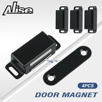 455570mm stainless steel magnetic door catch heavy duty magnet latch cabinet catches for cabinets shutter closet furniture
