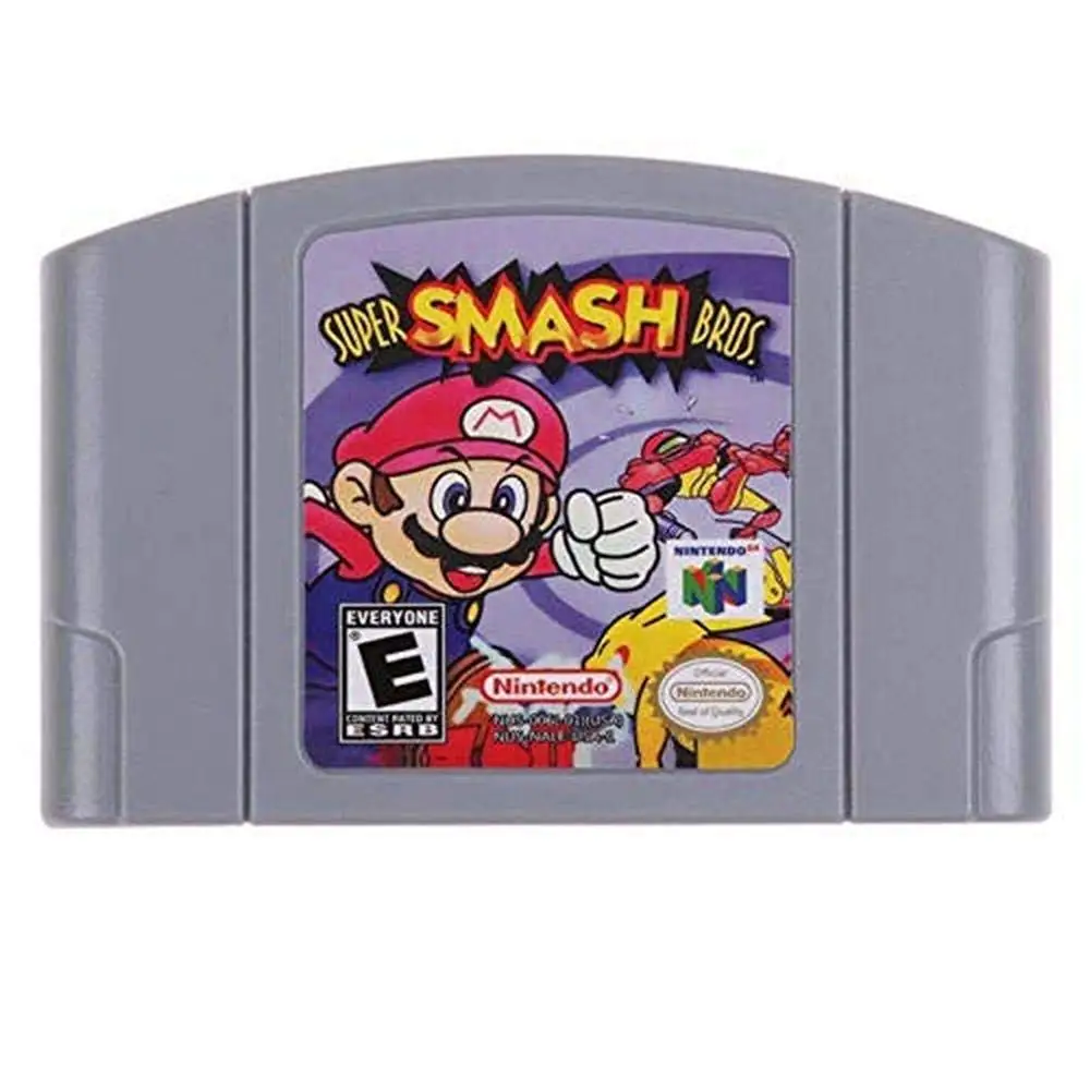Вечерние карты Super Smash Bros Mario 2 Marlo Kart для Nintendo 64 картриджи видеоигр консоль N64