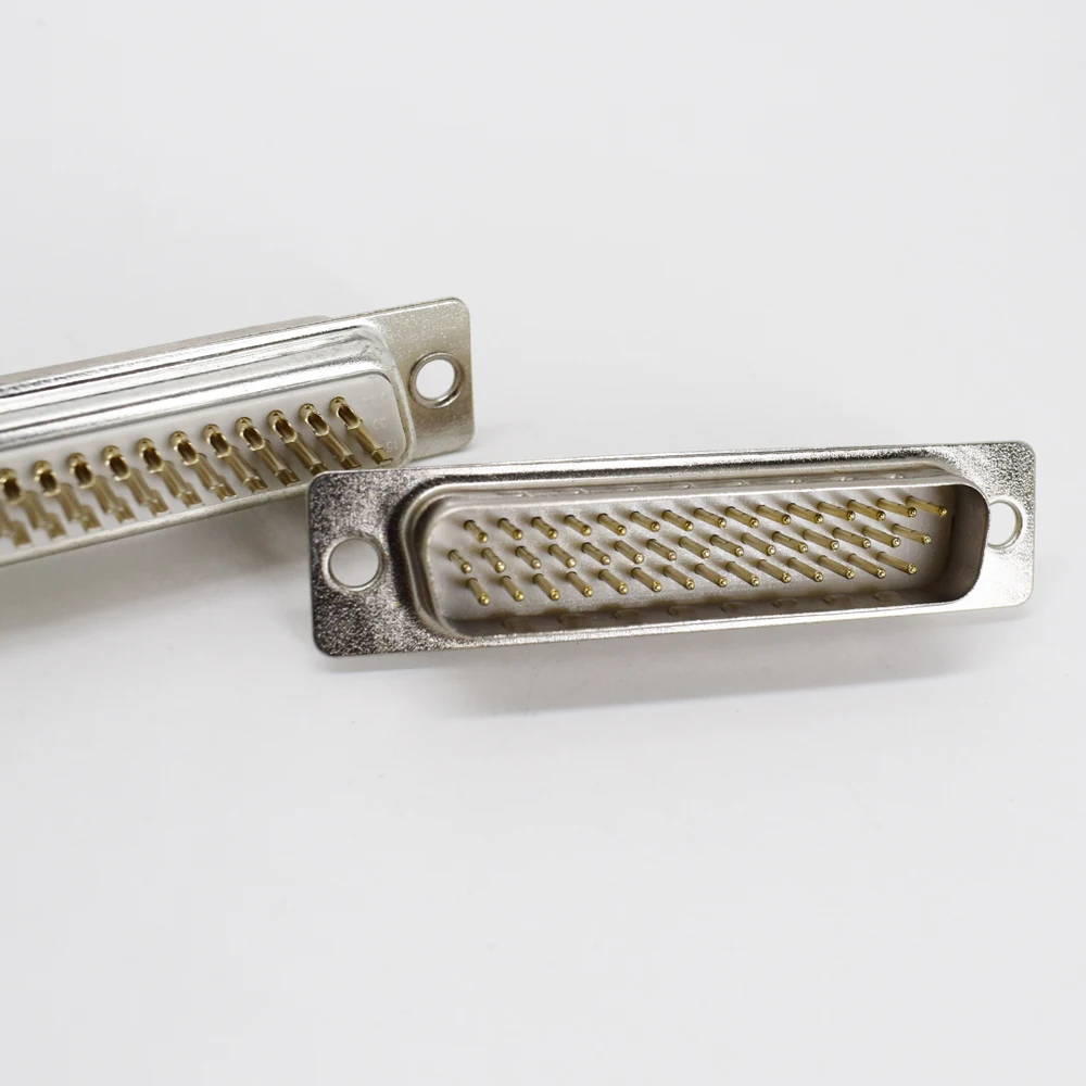 1 шт. Золотая булавка 44pin 3 ряда D-Sub папа Разъем Шасси RS232 | Компьютеры и офис