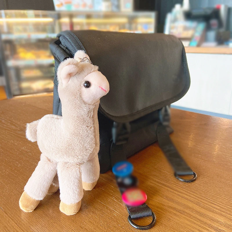 FIMAODZ мультяшный плюшевый брелок Альпака милые животные пушистая овечка кукла