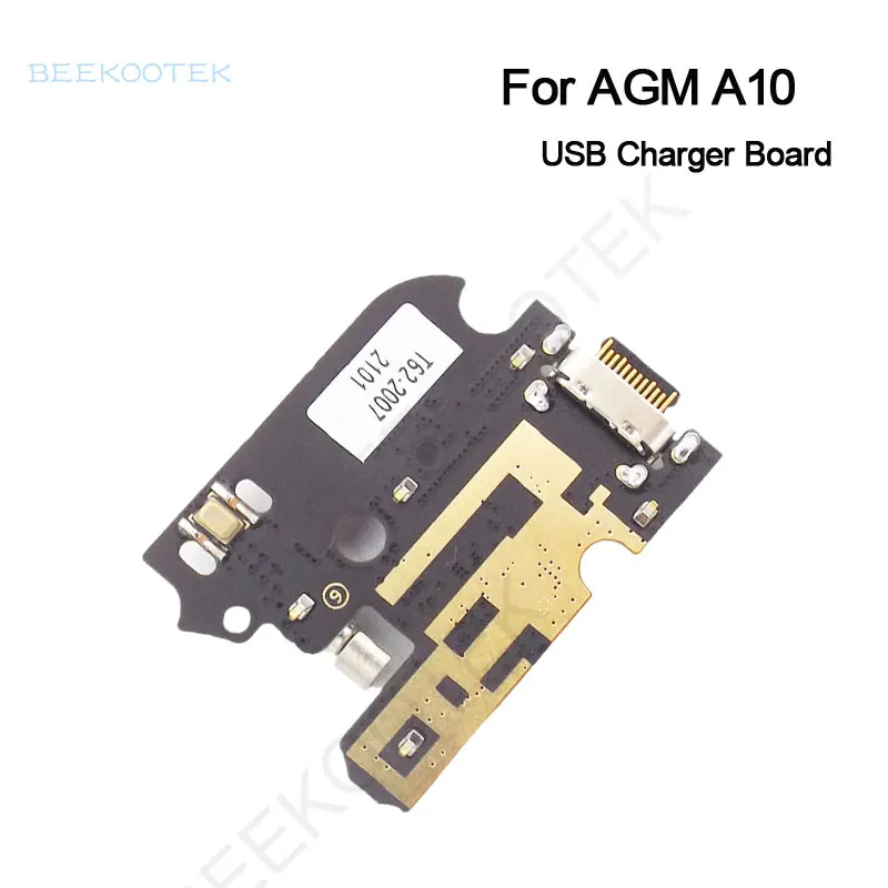 beekootek new original for agm a10 usb plug charge board with vibrator motor parts for agm a10 5 7 ip68 mobile phone free global shipping