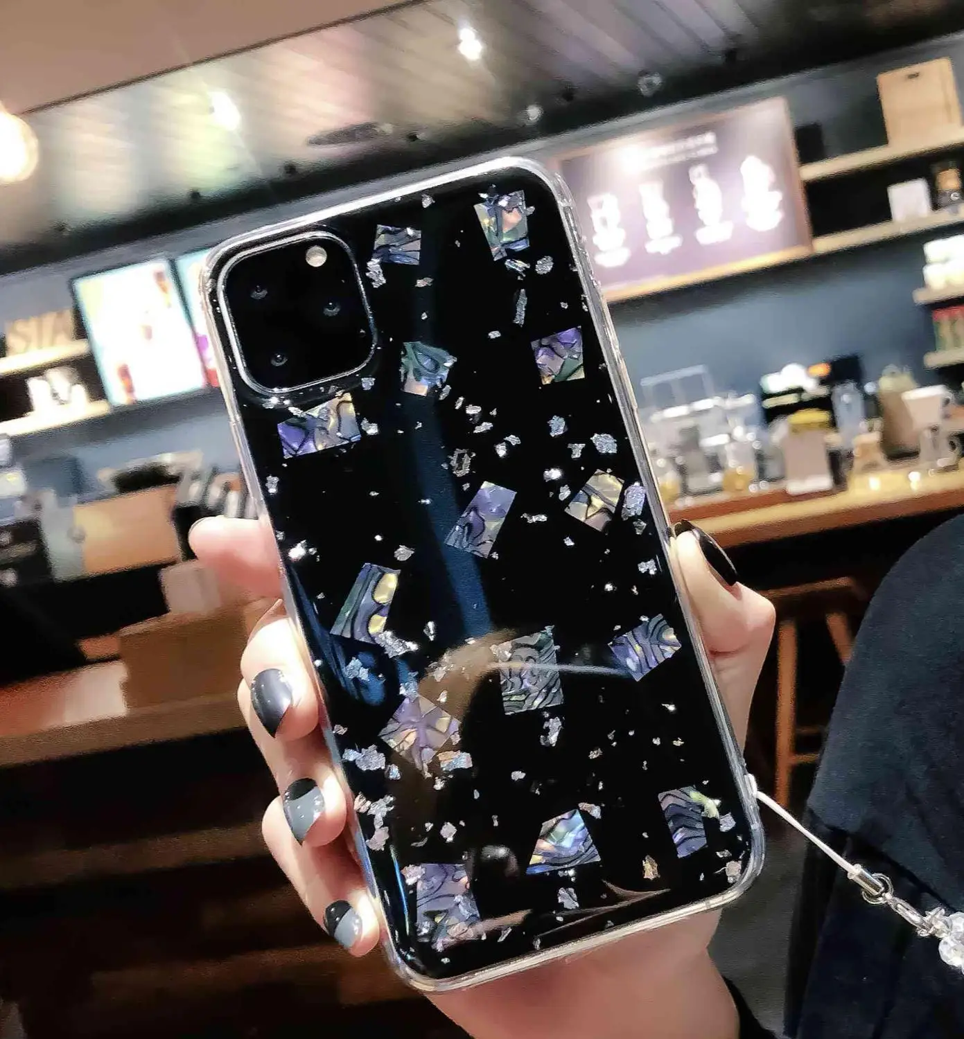 Новинка 2020 блестящие Чехлы для Samsung Galaxy S9 S8 Plus Note 8 9 прозрачный чехол с серебряной