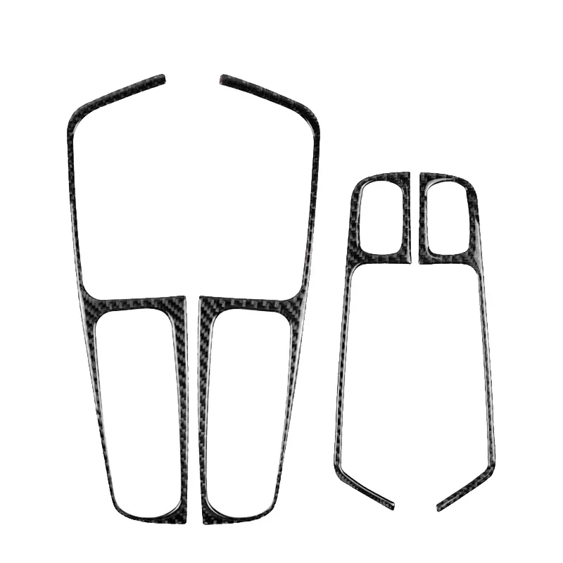 

ABS Car Window Lift Switch Button Cover Panel Trim Interior Door Armrest Cover Trim For-Porsche Macan 2014-2019