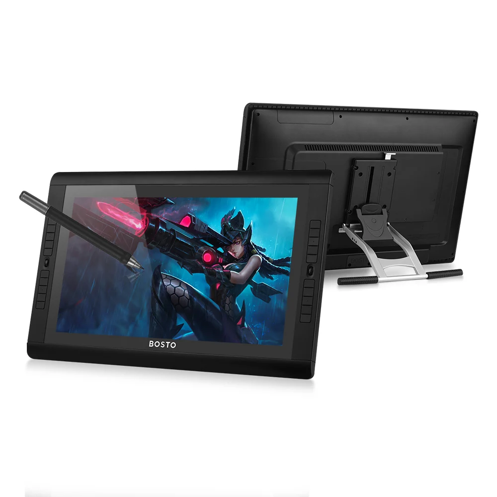 BOSTO 22UX 21 5 Дюймов графический планшет монитор для рисования IPS Экран дисплея 1920*1080