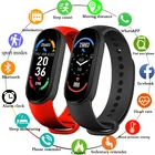 2021 Смарт-часы M6 для мужчин и женщин с пульсометром Bluetooth спортивные водонепроницаемые Смарт-часы для Android IOS Huawei Xiaomi