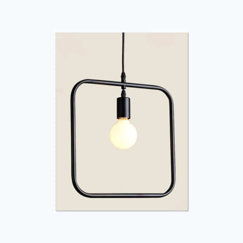 Nordic Modern деревенский подвесной светильник лаконичный промышленный lampTriangle E27