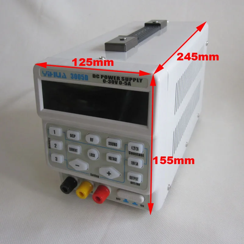 

YIHUA 3005D 30V 5A DC Power Supply Digital Program-controlled Switching Power Supply for Phone Repair